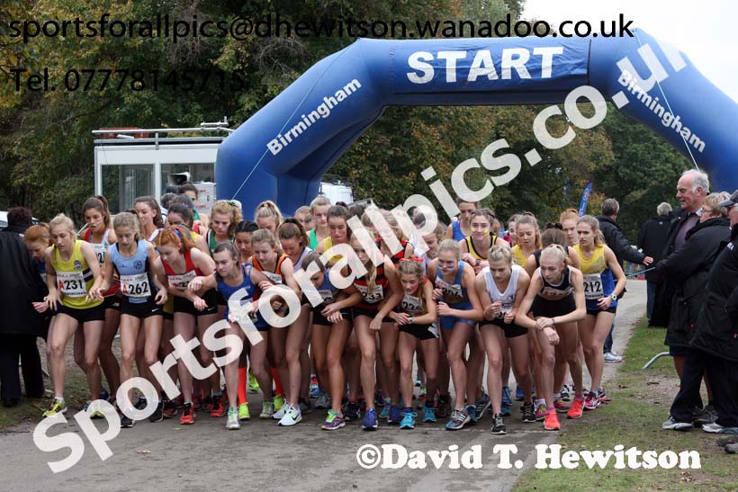 Womens under-17s ERRA Road Relays, Sutton Coldifield, Birmingham. Photo: David T. Hewitson/Sports for All Pics